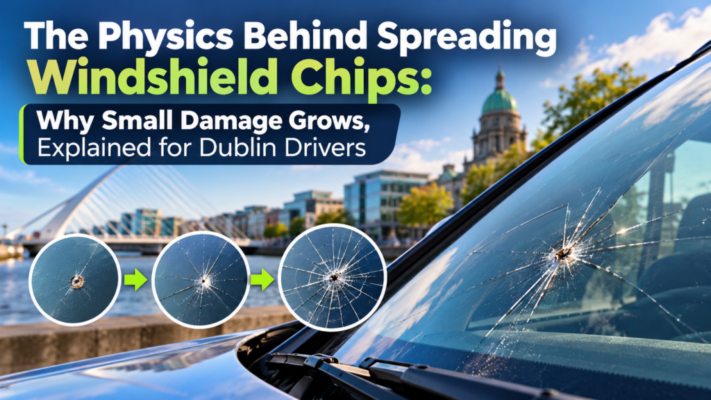 The Physics Behind Spreading Windshield Chips: Why Small Damage Grows, Explained for Dublin Drivers